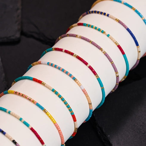 Kauai | Japanese Miyuki Seed Bead | Stranded Bracelets